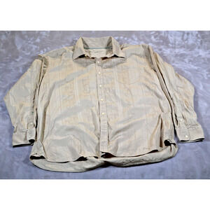 Tommy Bahama Shirt Mens 2XL Palm Floral Long Sleeve Button Up Casual